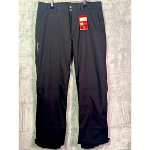 NWT New Moosejaw Black Waterproof Insulated Mens Ski and Snow Pants Size XL Tall